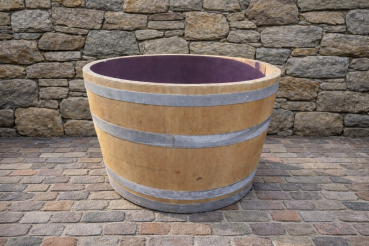 halbes Weinfass ca 110 Liter mit extra Ring