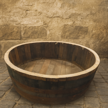 Preview: Pflanzkübel aus originalem 500L Sherryfass