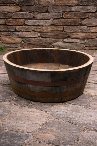Pflanzkübel aus originalem 500L Sherryfass